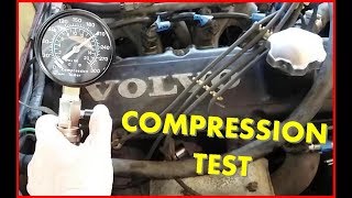 1985 Volvo 245 B230 Compression Test  Spark Plug Review [upl. by Eikcor]