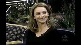 Calista Flockhart Interview  Tonight Show 1999 [upl. by Ihsoyim524]