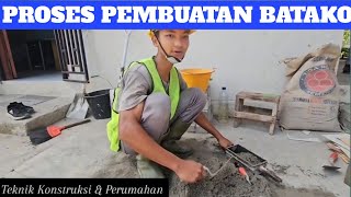 Proses Pembuatan Batako  Project Based Learning  Anak Bangunan [upl. by Tindall]