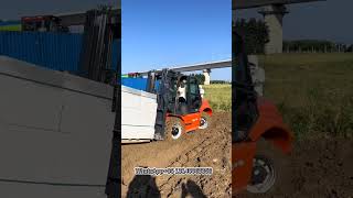 electriclift brickmachine loader tricycle lifter agriculturalmachinery madeinchina [upl. by Alfy]