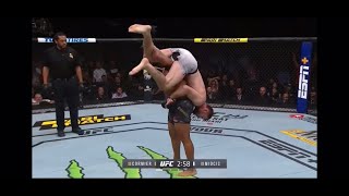 Cormier vs Miocic 2 single leg takedown by Daniel Cormier [upl. by Tichonn240]