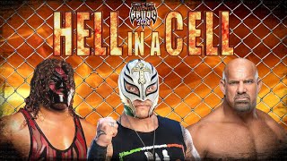 Rey Mysterio VS Goldberg VS Kane  Hell In A Cell Match GWF Halloween Havoc 2024 [upl. by Gregson456]