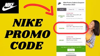 NIKE PROMO CODE NOVEMBER 2024 [upl. by Leicam]