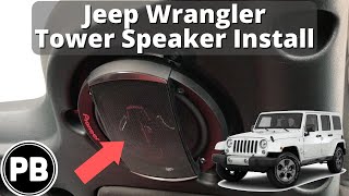 2007  2017 Jeep Wrangler Rear Tower Speaker Install [upl. by Aivirt]