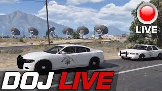 Dept of Justice Cops Role Play Live  CHP Two Man Team [upl. by Eteragram901]