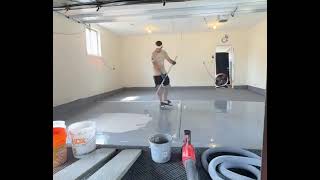 Cracked Garage Floor Video [upl. by Amehr526]