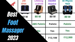 Best Foot and leg Massager in India 2023  JSB vs Lifelong vs Agaro vs Dr Physio [upl. by Blakeley914]