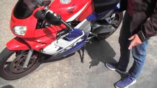 Motorrad Richtig Anschieben  Starthilfe Batterie Leer  Honda NSR 125 Start Tutorial [upl. by Rutherford841]