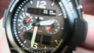 GShock GW2500BD1A  Casio GAviation GW2500 watch [upl. by Aisercal]