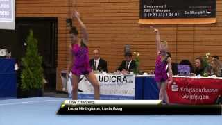 Acro Cup Albershausen 2013 Womens Pair Youth Balance Germany TSV Friedberg  Hillringhaus Gaag [upl. by Matthiew]