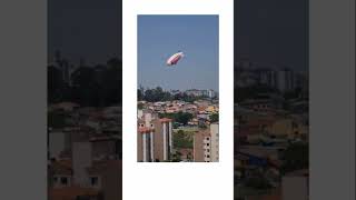 Blimp Crashes In São Paulo aviationnews [upl. by Gehlbach555]