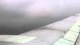 LANDING IN SEVERE TURBULENCE AND WIND BOEING 737 BRITISH AIRWAYS [upl. by Notserp]