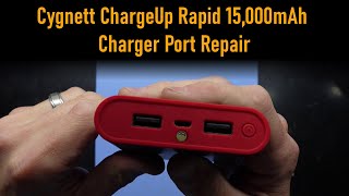 Cygnett ChargeUp Rapid Power Bank MicroUSB Port Repair [upl. by Trocki]