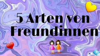 💗5 Arten von Freundinnen💗 1 [upl. by Sutelc]