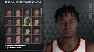 DAME SARR  FACE CREATION  FC BARCELONA  NBA 2K23 [upl. by Ahsenar]