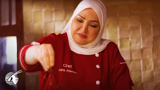 Introducing Flavoursome Qatari Meals Onboard by Chef Aisha Al Tamimi  Qatar Airways [upl. by Applegate]