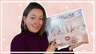 MAYBELLINE ADVENTSKALENDER 2021 UNBOXING 🎁✨  Irina Touw [upl. by Gosnell320]