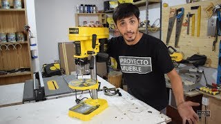 TALADRO DE BANCO STANLEY  UNBOXING  PROYECTO MUEBLE [upl. by Turro]