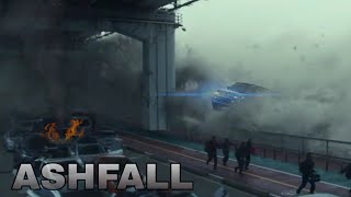 Ashfall 2019 Dam Collapse Scene slightly edited [upl. by Atsirhc621]