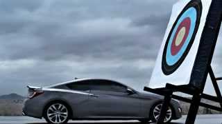 Amazing Hyundai Genesis Coupe VS an Arrow [upl. by Alit]