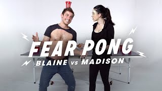 Siblings Play Fear Pong Blaine vs Madison  Fear Pong  Cut [upl. by Mcclelland]