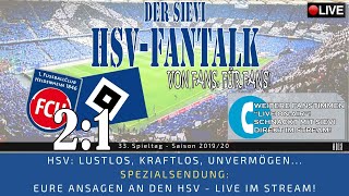 FC Heidenheim gegen den HSV 21  SPEZIALSENDUNG Eure Ansagen an den HSV  018 [upl. by Weigle7]