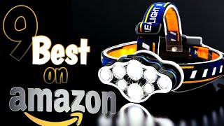 Top 9 Rated HeadLamps on Amazon [upl. by Cornelia]