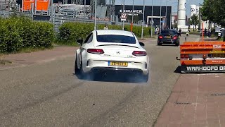 Sportscars Arriving Carmeeting PT1  C63 W204 C63 Drifting E63 Brabus Loud RS3 Drifting M2 M5 [upl. by Glaudia]