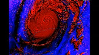 Hurricane Milton Sudden Flash of Light and Rapid Intensification [upl. by Eintroc]