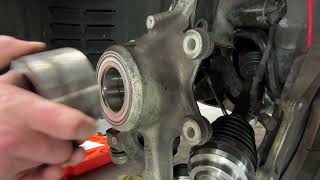 Mercedes CLS63 W218 4Matic wheel bearing replacement [upl. by Chavey915]