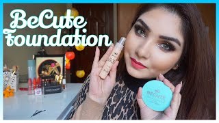 Desi makeup  Becute liquid foundation review  becute pressed powder review in urduhindi [upl. by Yesdnik]