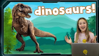 Dinosaurs for Kids 🦖💡 Learn About Dinosaurs for Toddlers and Kids  TRex and Velociraptors [upl. by Stanley]