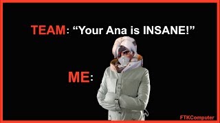 Team Calls My Console Ana INSANE amp A little Sombra too  Full Ilios Match [upl. by Constanta]