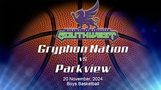 Gryphon Nation Basketball  20 November 2024 [upl. by Chico]