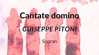 Pitoni  Cantate domino  Sopran [upl. by Namzed]