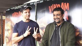 Vikram Vedha Promotion  Hrithik Roshan Spotted At Sun N Sand [upl. by Leiuqese]