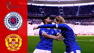 Rangers v Motherwell 21 Highlights Goals  Scottish Premiership 202425 [upl. by Niuqaoj]