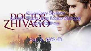 Somewhere My Love  Andy Williams with Lyrics가사 번역  Laras Theme from Doctor Zhivago [upl. by Aztinad]