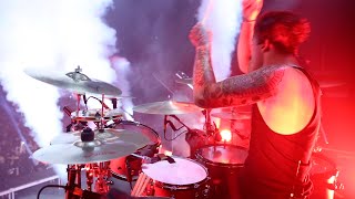 Bad Omens  Dethrone Nick Folio Drum Cam Atlanta GA 2023 [upl. by Brendis848]