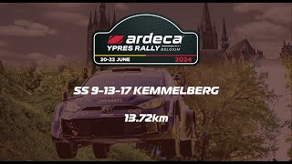 Ardeca Ypres Rally  SS 91317 Kemmelberg [upl. by Kotta]