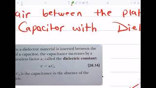 34 Capacitance CH26 part 3 [upl. by Eentruok736]