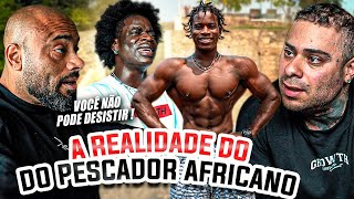 LEO STRONDA E BALESTRIN FICAM IMPRESSIONADOS COM A REALIDADE DO PESCADOR AFRICANO [upl. by Whelan]