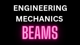 ENGINEERING MECHANICS BEAMS  UNIPUNE SPPU  ENDSEM [upl. by Ailisab]