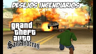 GTA SAN ANDREAS  MISSÃO DESEJO INCENDIÁRIO  CASA PEGANDO FOGO 05 [upl. by Adnerol663]