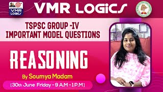 LIVE 7  REASONING GROUP IV TSPSC IMPORTANT MODEL QUESTIONS [upl. by Doowrehs]