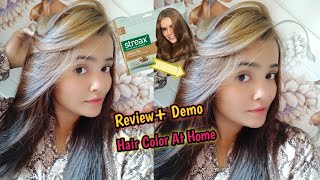 I Colored My Hair At Home Only At Rs 35  Streax Hair Color Golden Blonde  In Hindi [upl. by Aikmat]