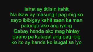 Sino Ba Naman Ako Lyrics rap [upl. by Rramo]