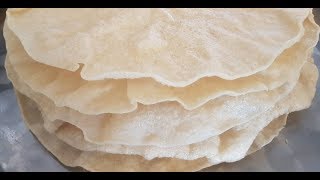 HOW TO MAKE RESTAURANT STYLE POPADOMS Steven Heap [upl. by Anwahsiek]