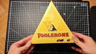 Unboxing Toblerone Chocolate ASMR [upl. by Kiyoshi]