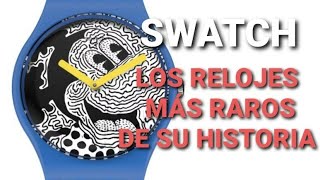 Relojes Swatch Los modelos más raros y artísticos a lo largo de su historia [upl. by Laeno979]